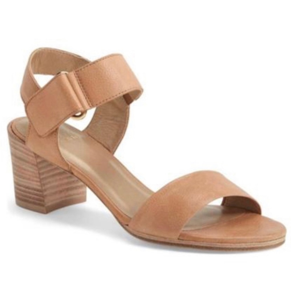 Stuart Weitzman Broadband Slingback City Leather Sandal/Heel
